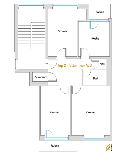 Top 2 | 3-Zimmer WG